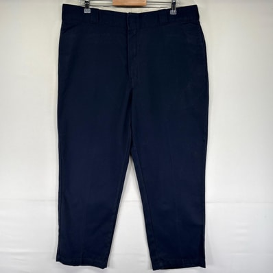 古着 ディッキーズ Dickies パンツ ワークパンツ 874 ジッパーフライ ストレート 大きいサイズ W40 L30 ネイビー系 メンズ