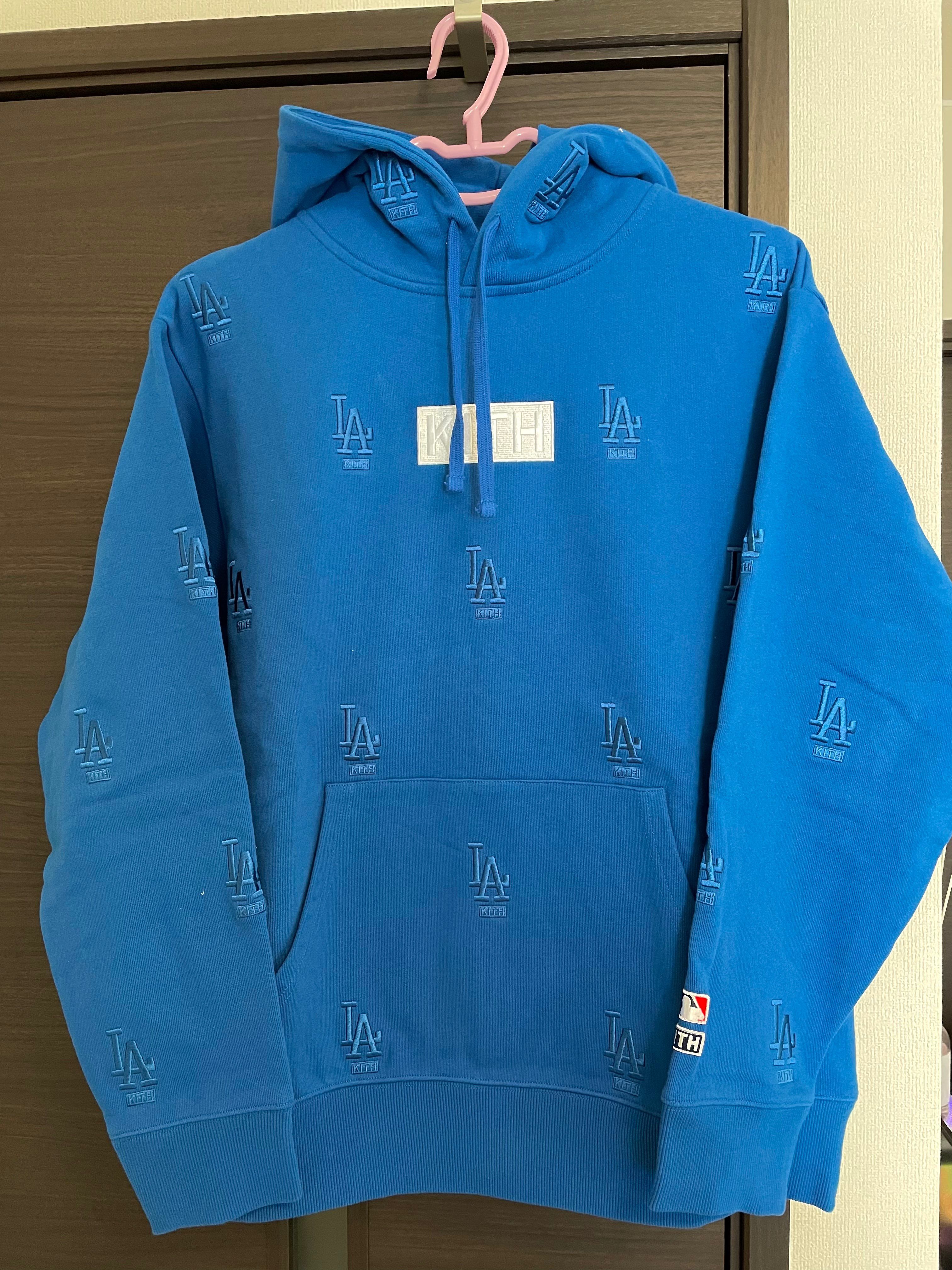 Kith x Major League Baseball Los Angeles Dodgers Monogram Hoodie "Blue"