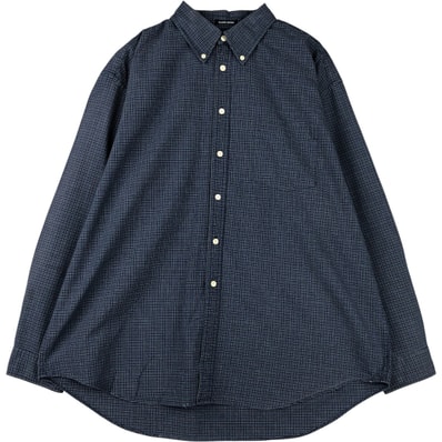 古着 90~00年代 ギャップ GAP オールドギャップ CLASSIC OXFORD 長袖 ボタンダウンチェックシャツ メンズXL相当 ヴィンテージ/eaa589180