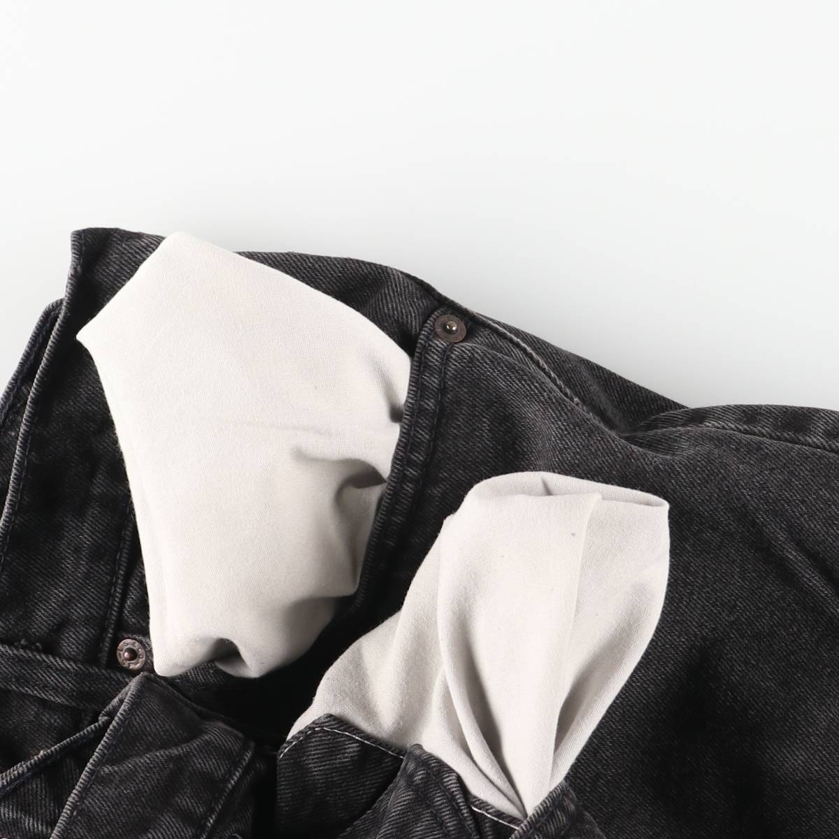 古着 90年代 リーバイス Levi's 550-0260 ブラックデニム テーパードデニムパンツ USA製 メンズw34相当 ヴィンテージ/evb033102