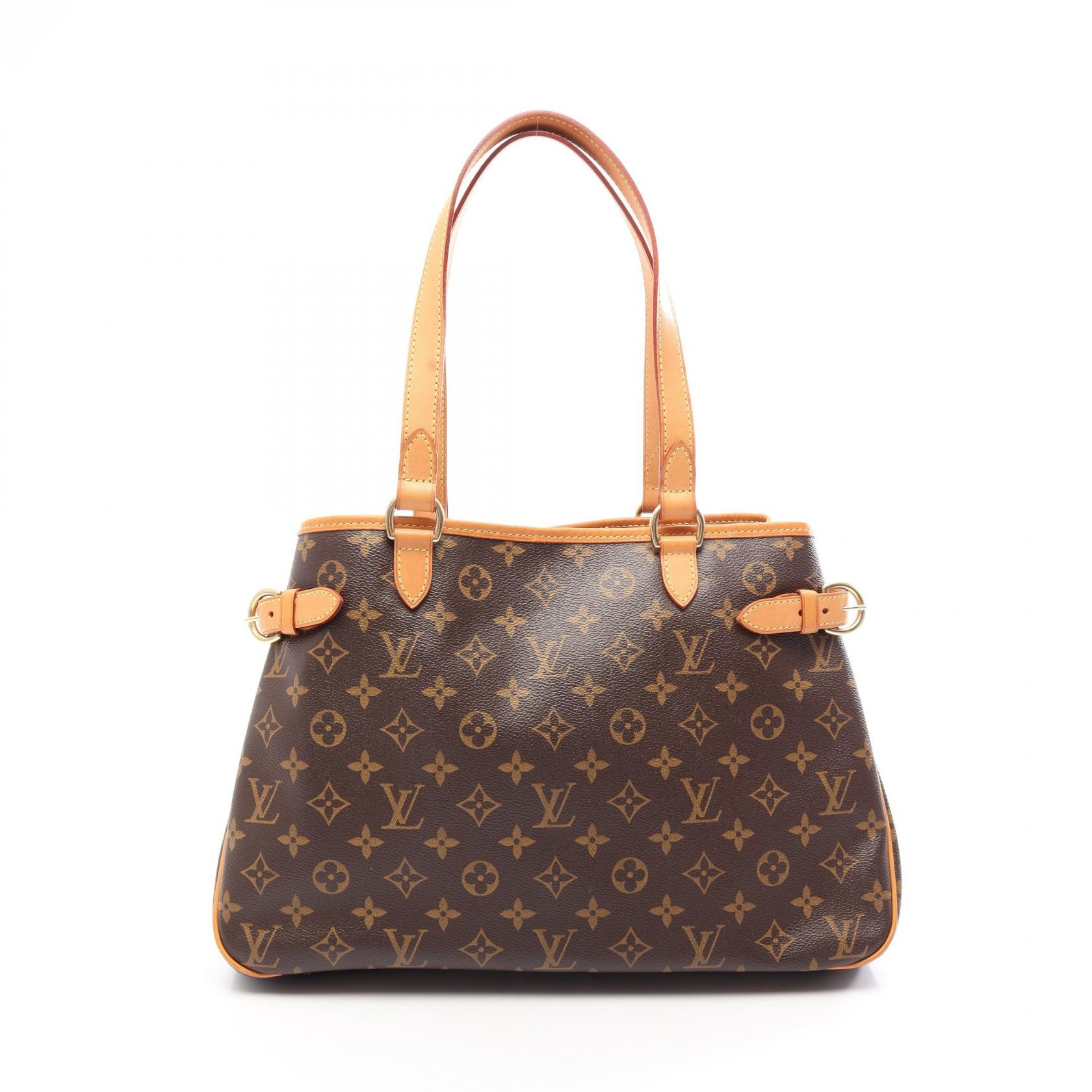 ルイ・ヴィトン LOUIS VUITTON バティニョール オリゾンタル モノグラム ショルダーバッグ バッグ PVCコーティングキャンバス レザー モノグラム レディース ブラウン系 M51154 【中古】