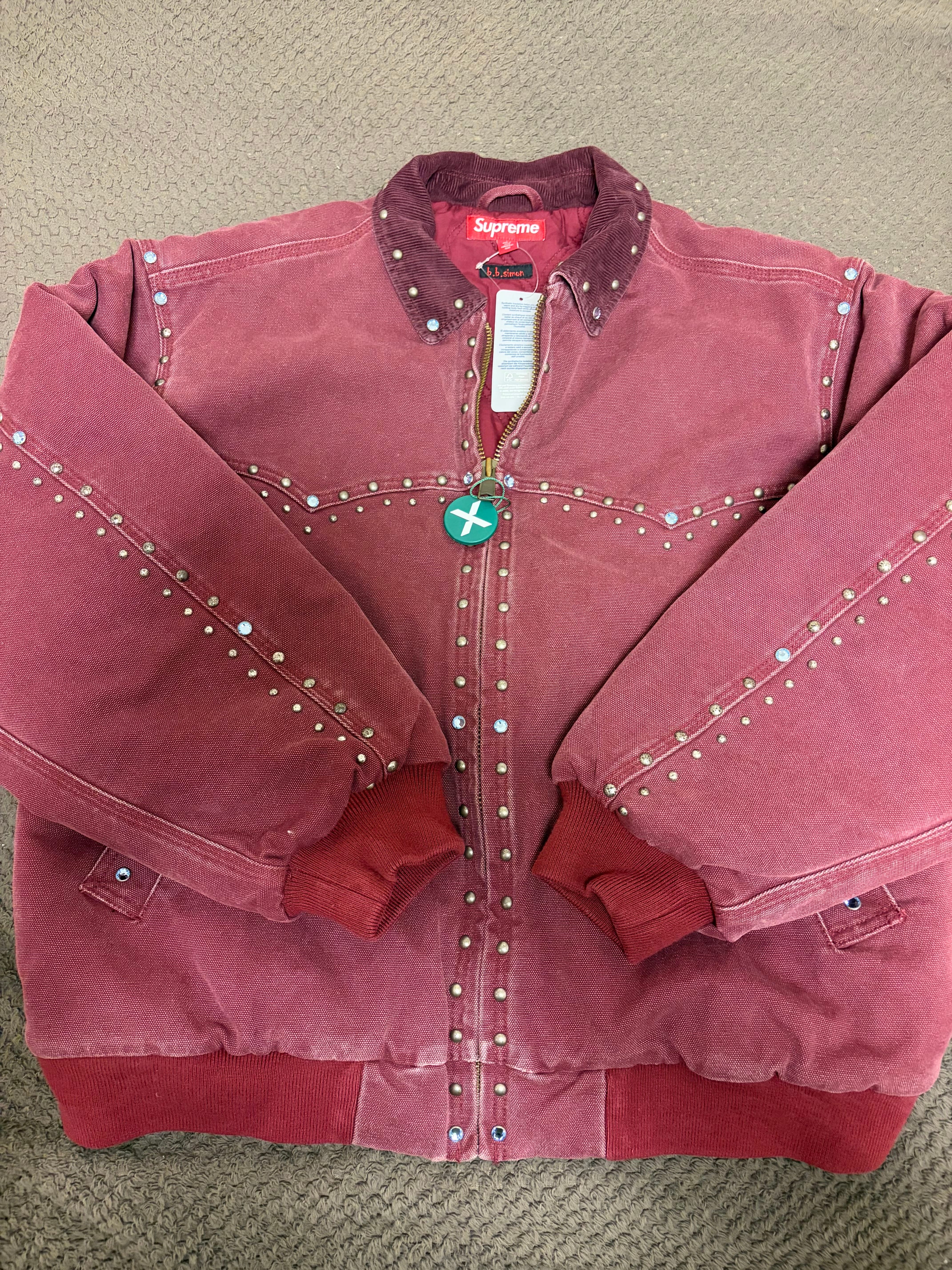 Supreme x B.B. Simon Studded Work Jacket 