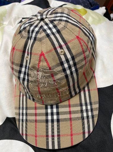 Supreme / Burberry Denim 6 Panel "Beige"