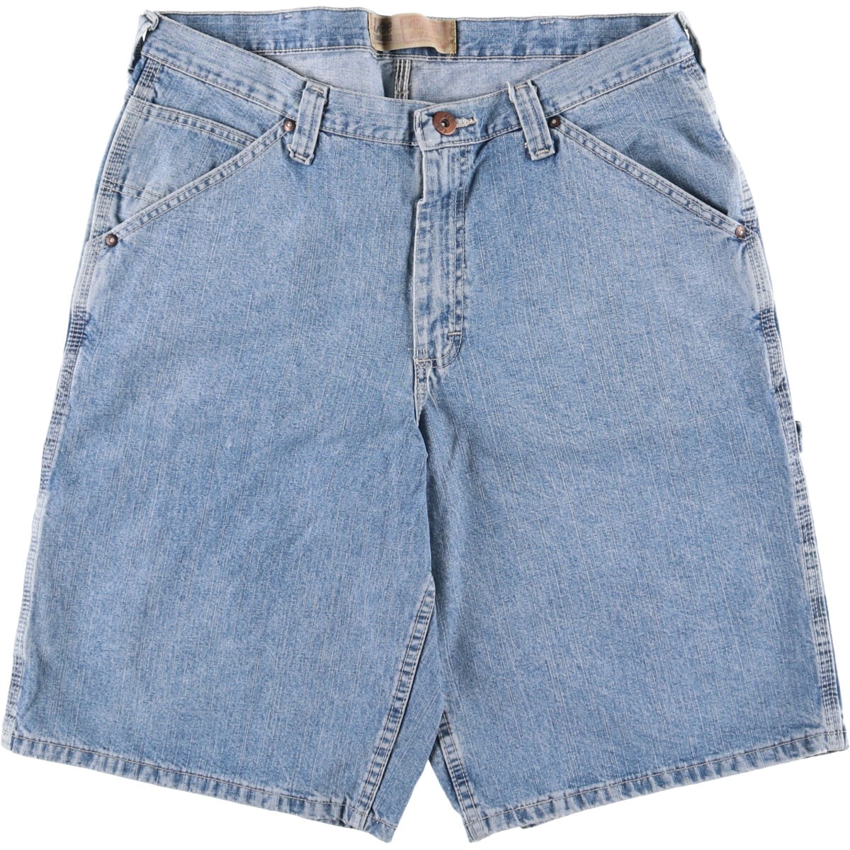 古着 リー Lee DUNGAREES デニムペインターショーツ ショートパンツ メンズw36相当/eaa549256