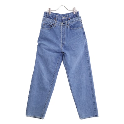 シュタイン TIMELESS LAYERED DENIM JEANS - INDIGO S