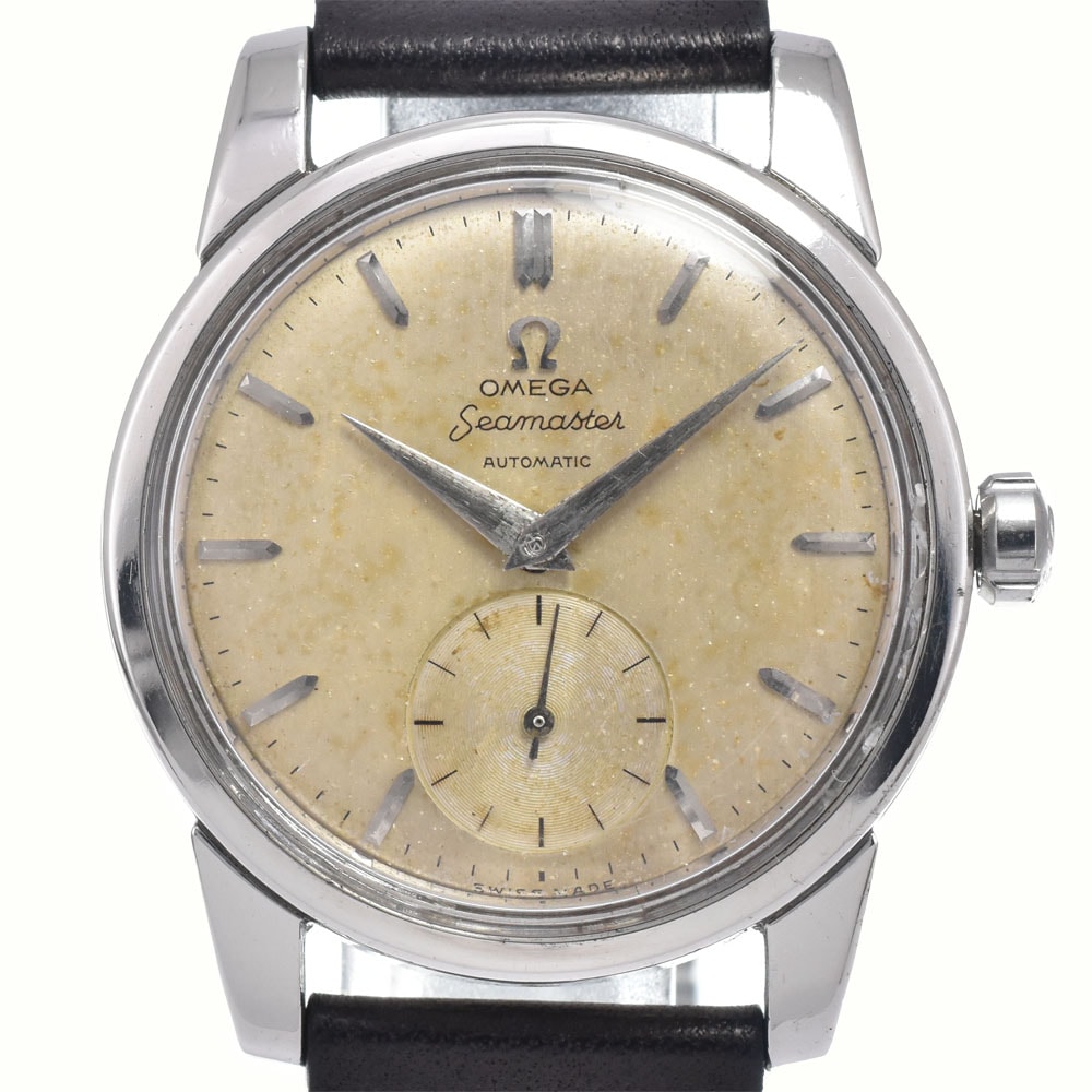 オメガ OMEGA 2846/2848 1SC ヴィンテージ シーマスター cal.491 シルバー 自動巻き メンズ 腕時計 H#146609