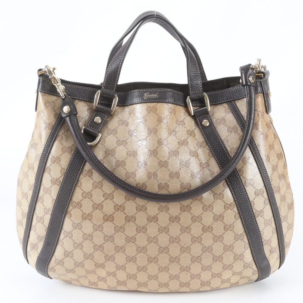 ■美品 グッチ GGクリスタルアビー 268641 ショルダーバッグ