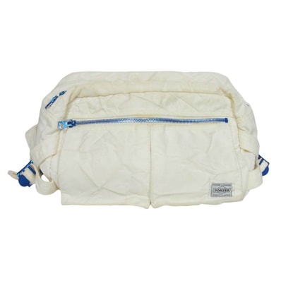 PORTER ポーター RIDE ライド WAIST BAG ウエストバッグ ホワイト系【中古】
