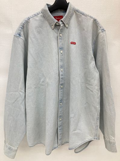 Supreme Small Box Shirt "Denim" (23SS)