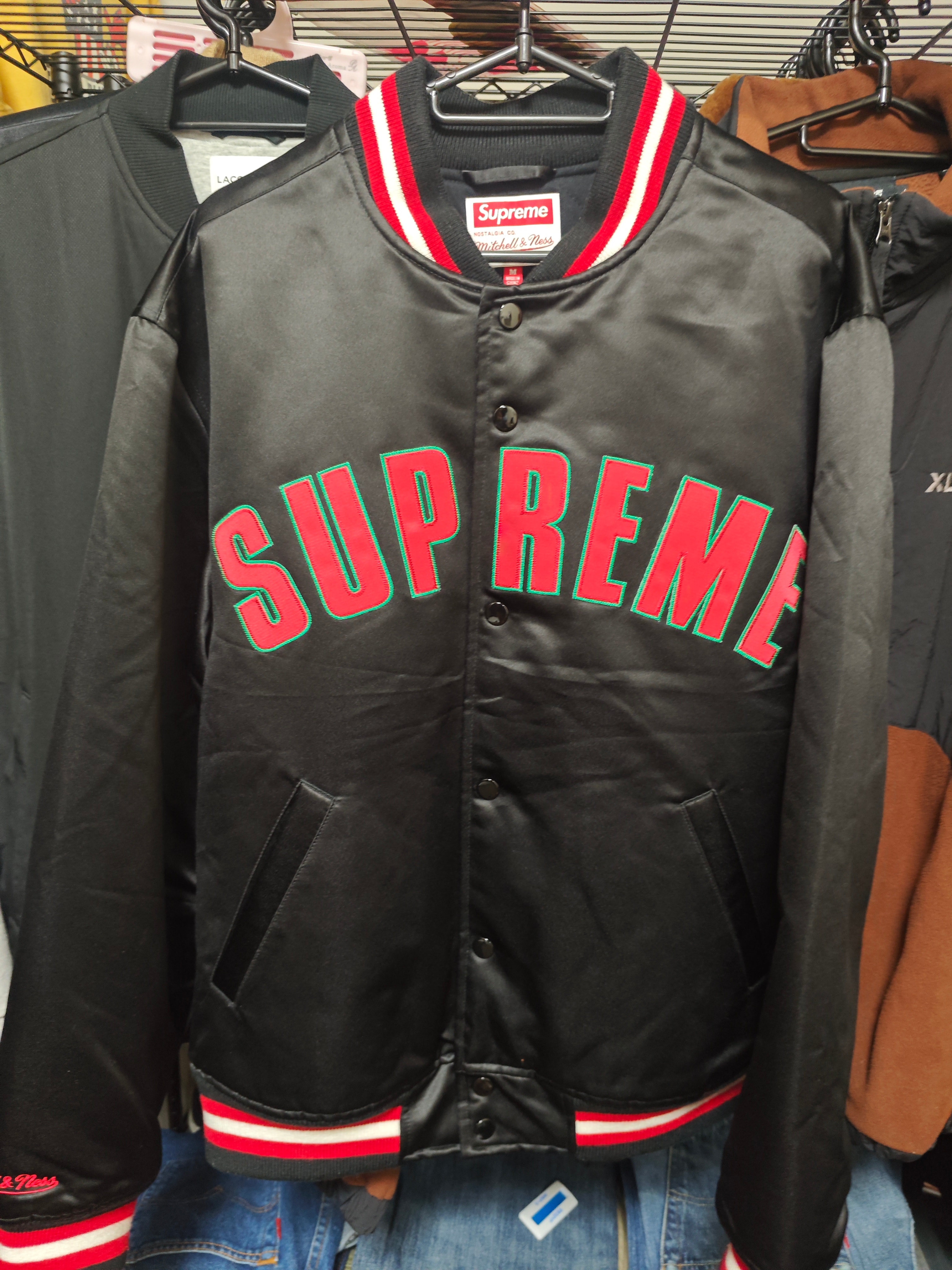 Supreme Skull Pile Leather Bomber Jacket 