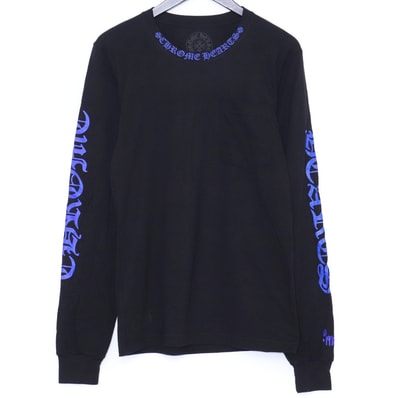 Chrome Hearts 1988 Neck Logo L/S Tee "Black/Blue"