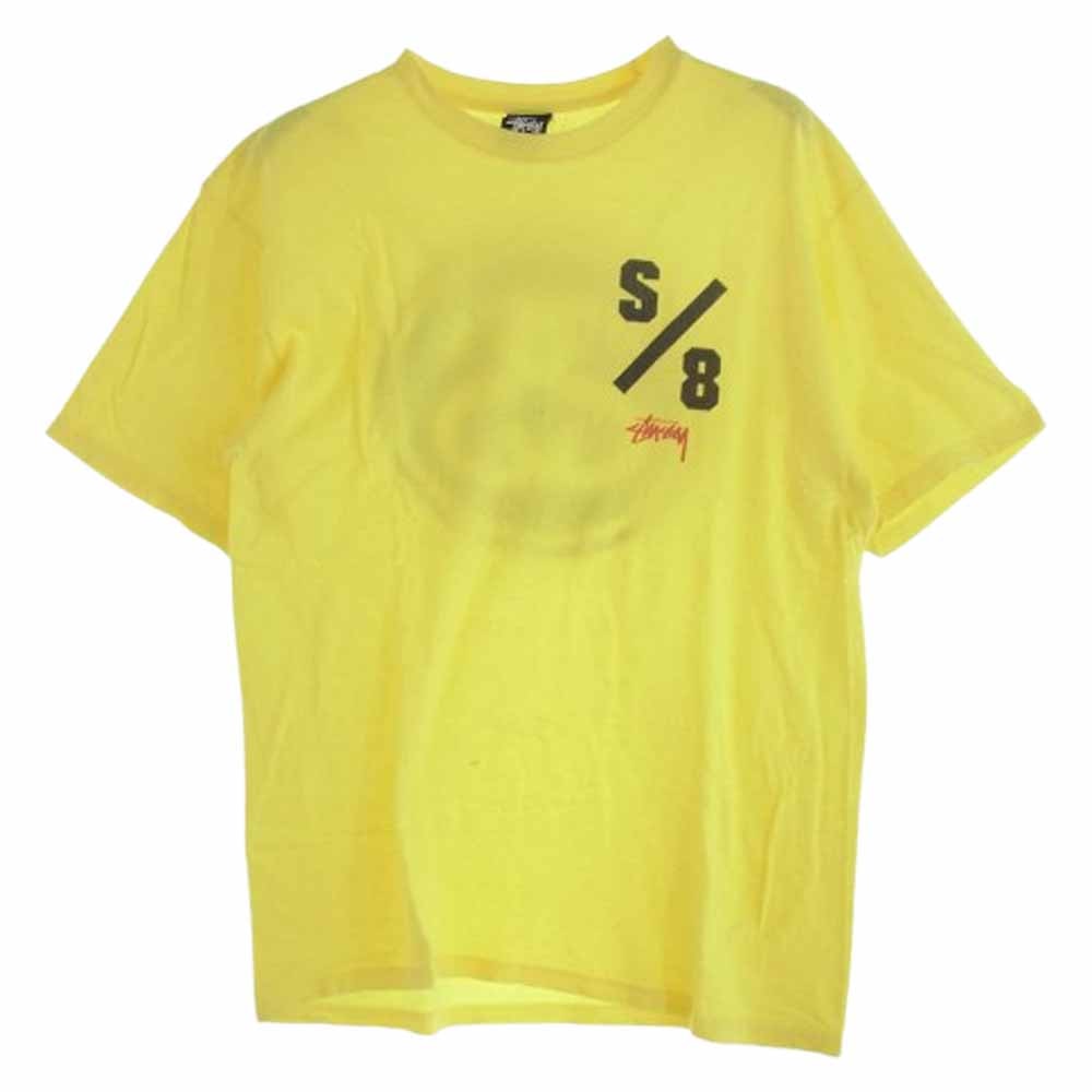 STUSSY ステューシー Tシャツ ロゴ プリント 半袖 Tシャツ イエロー系 M【中古】