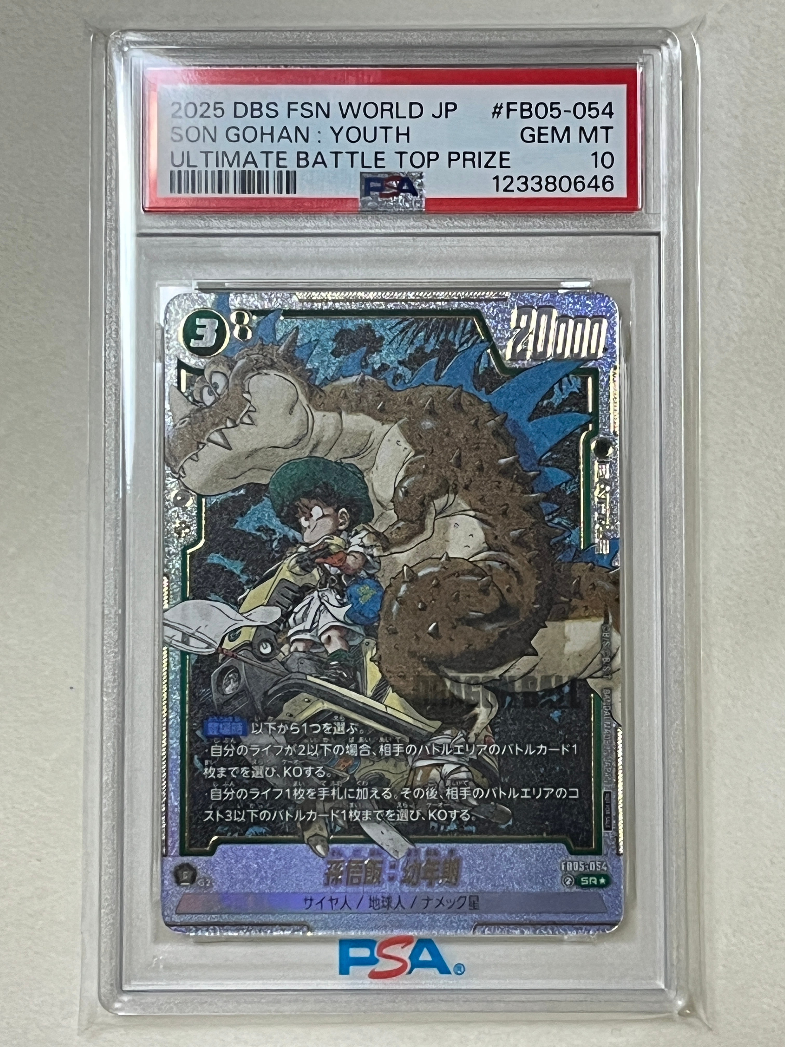 孫悟飯：幼年期 SR☆ [FB05-054](フュージョンワールド