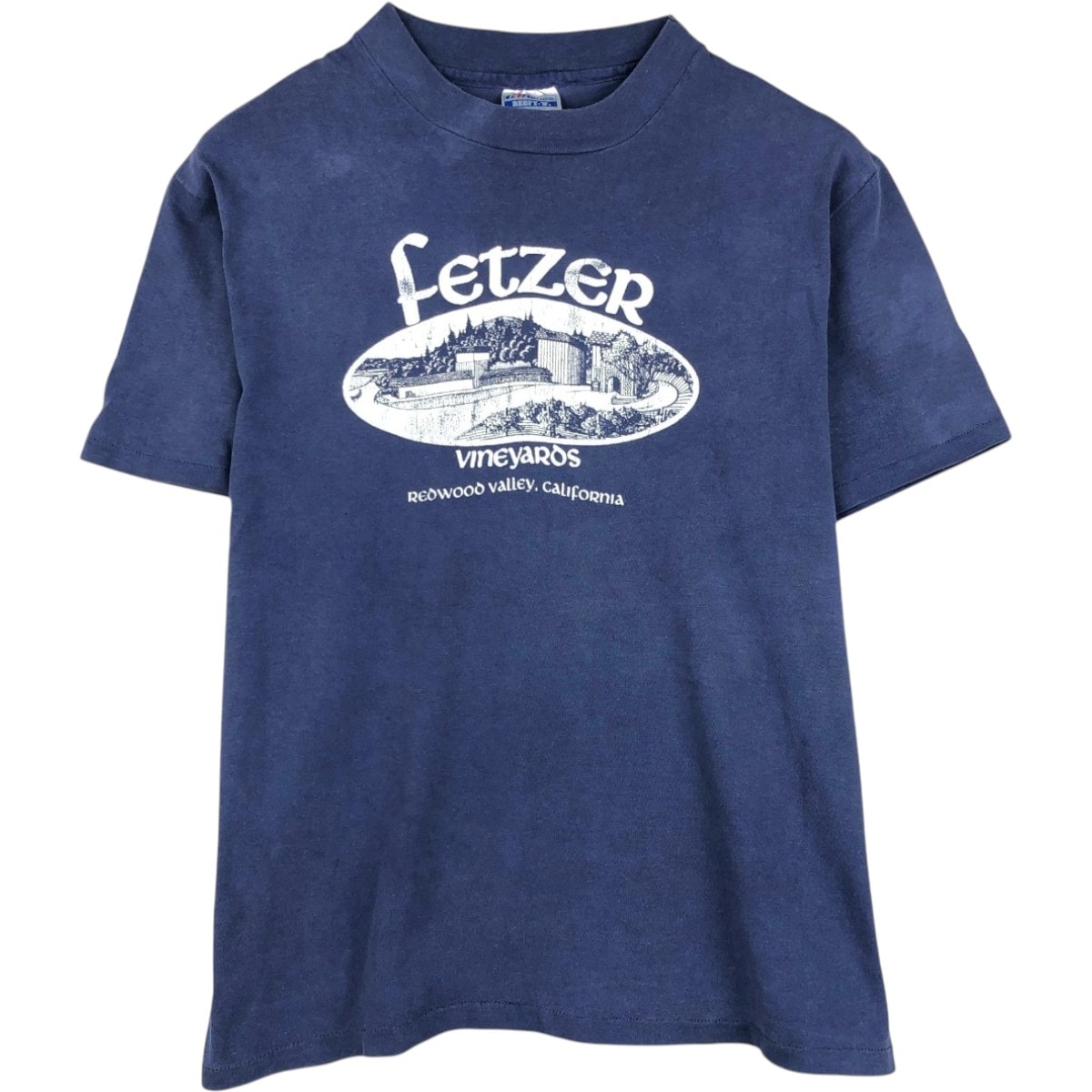 古着 80年代 ヘインズ Hanes BEEFY-T 青タグ プリントTシャツ USA製 メンズL相当 ヴィンテージ/eaa626619