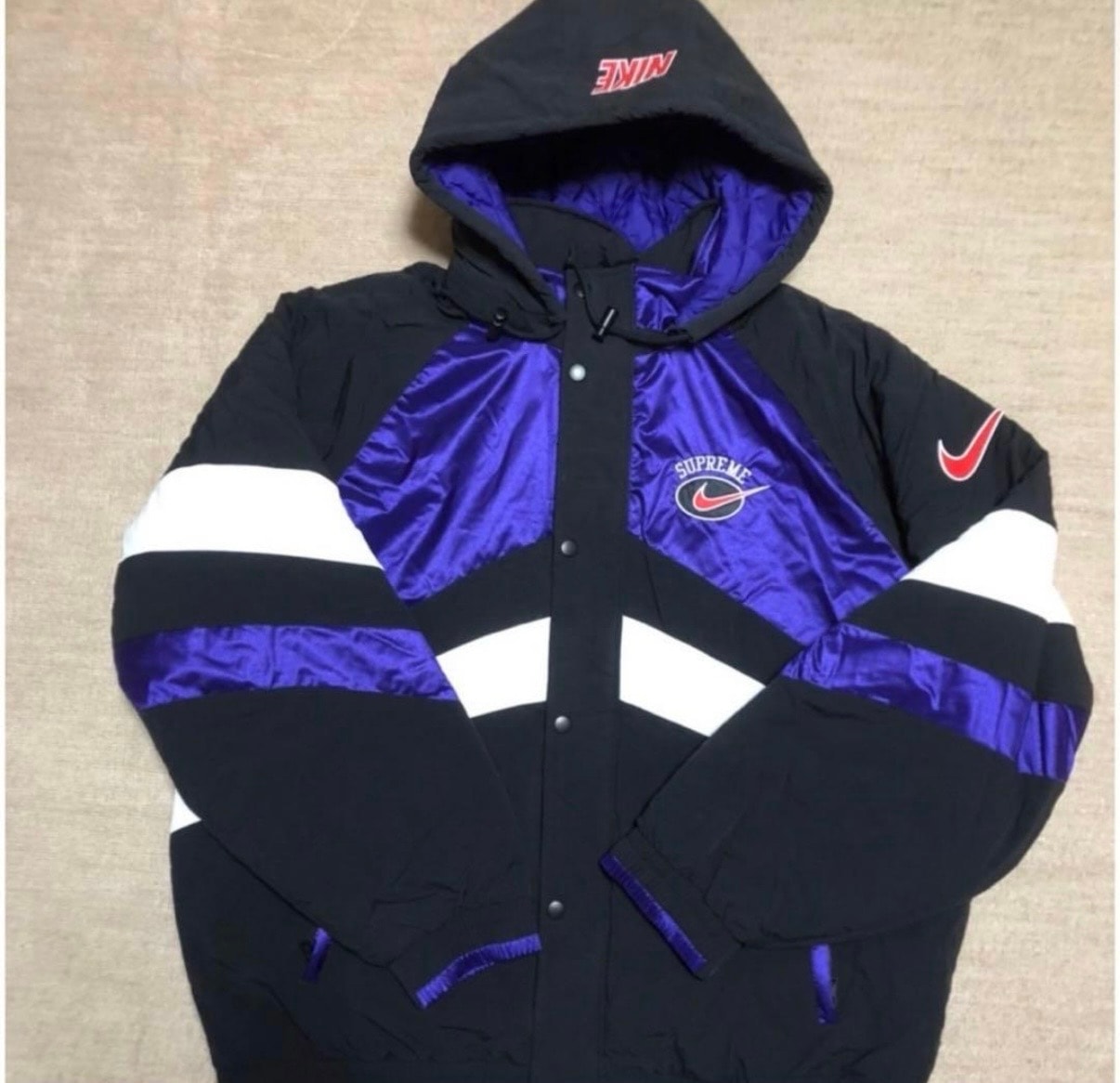Supreme x Nike Hooded Sport Jacket "Purple"