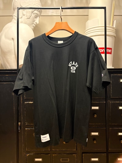WTAPS x Champion Academy / SS / Cotton "Black" 242HBCHD-CSM01S / C8-B363