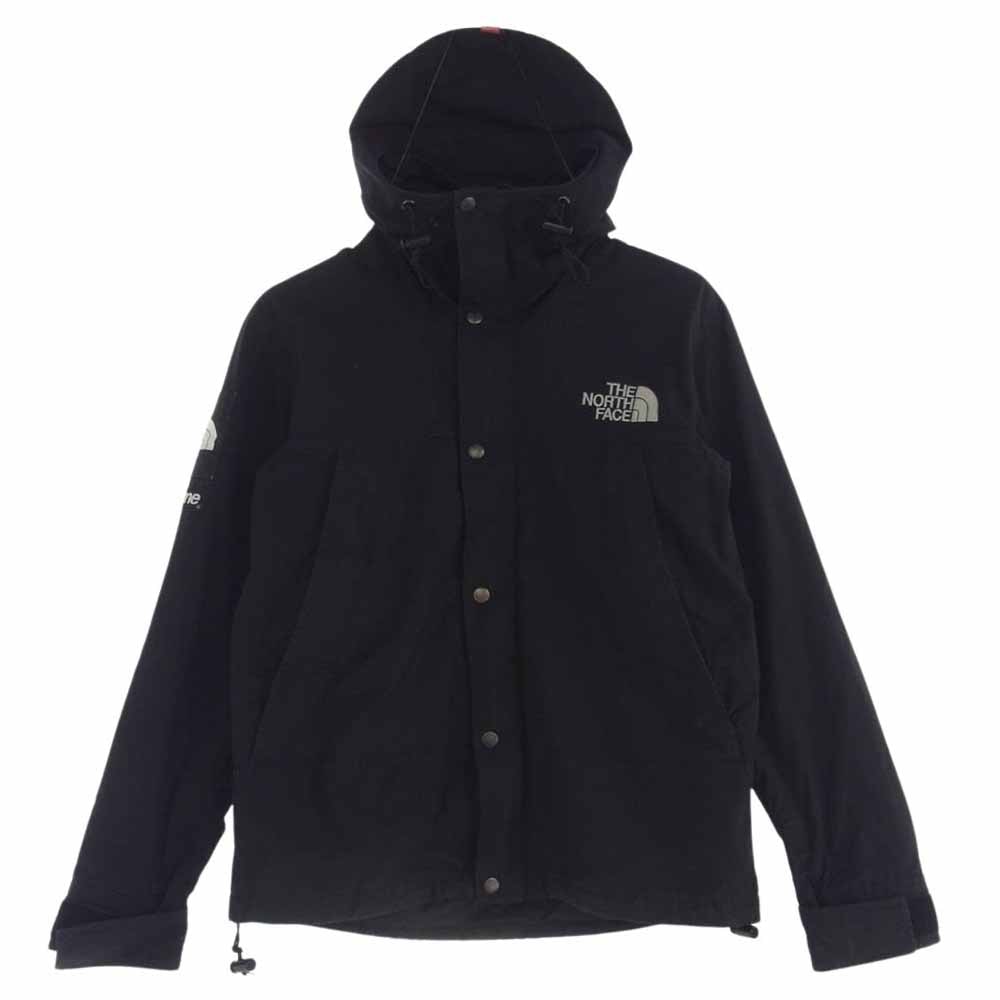 Supreme シュプリーム ジャケット 10AW NP01199 ×THE NORTH FACE Waxed Cotton Parka ノースフェイス ワックスド コットン マウンテンパーカー オイルドジャケット ブラック系 S【中古】