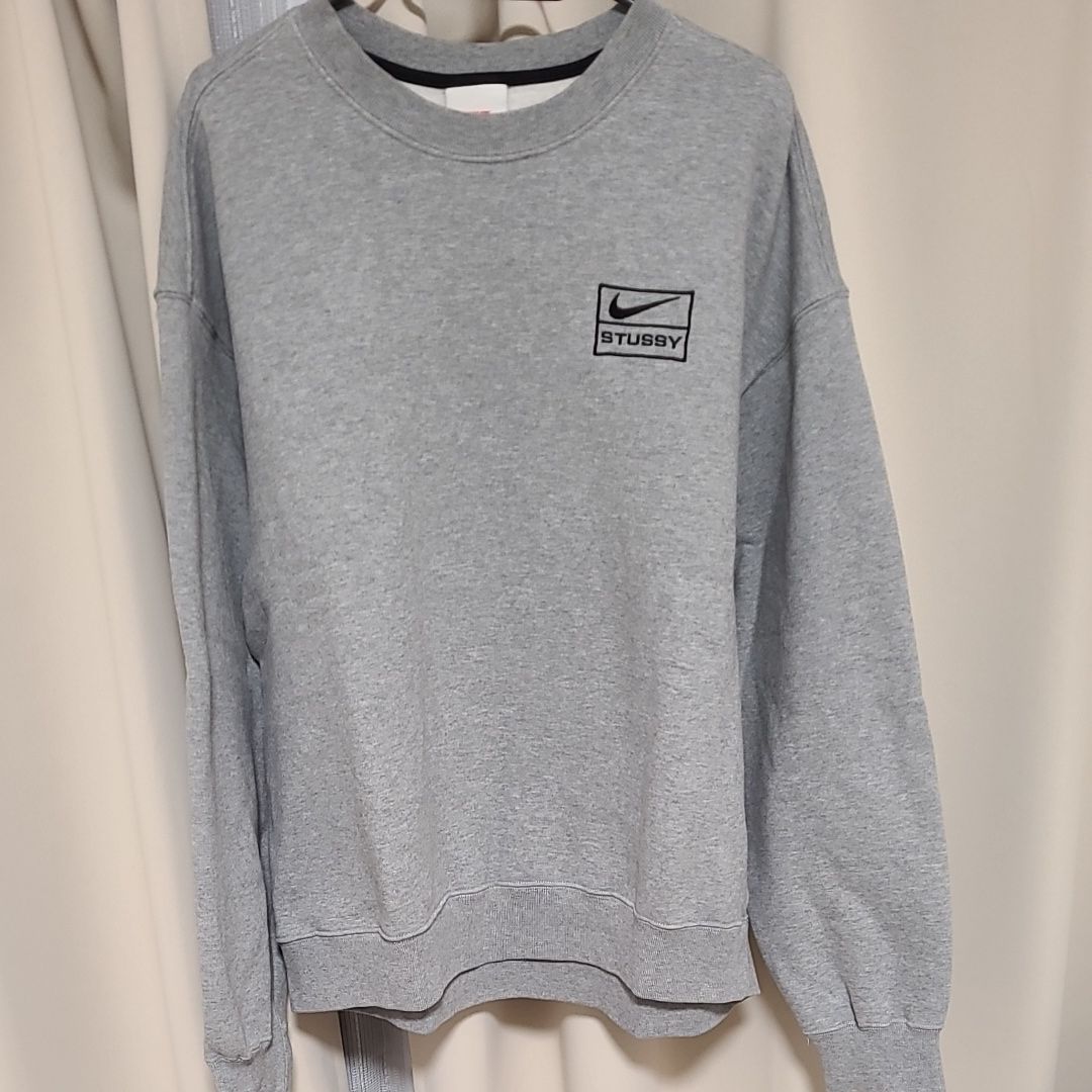 Nike x Stussy NRG BR Crew Fleece "Grey" 