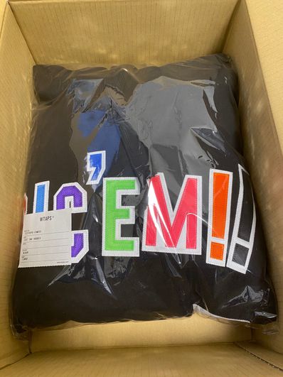 Supreme / WTAPS Sic'em! Hooded Sweatshirt "Black"