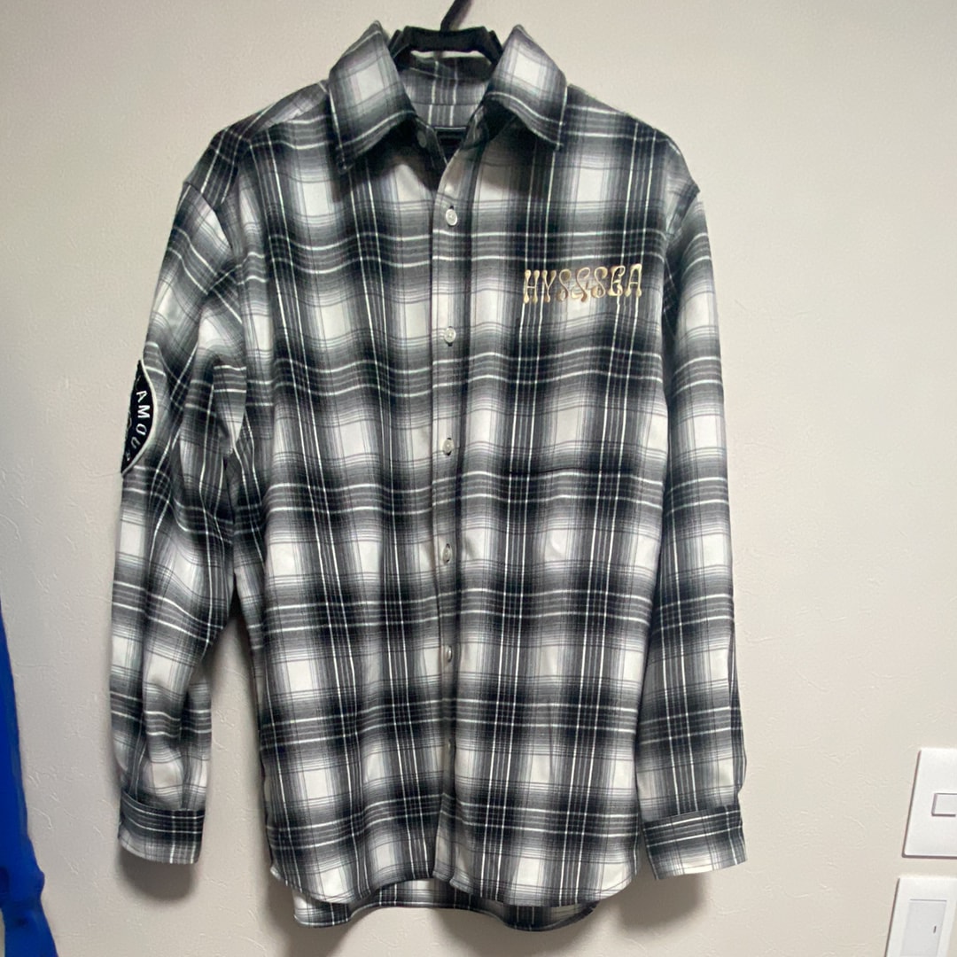 ウィンダンシー x ヒステリックグラマー チェック シャツ "ブラック" WDS-C-HYS-24-Q2-05