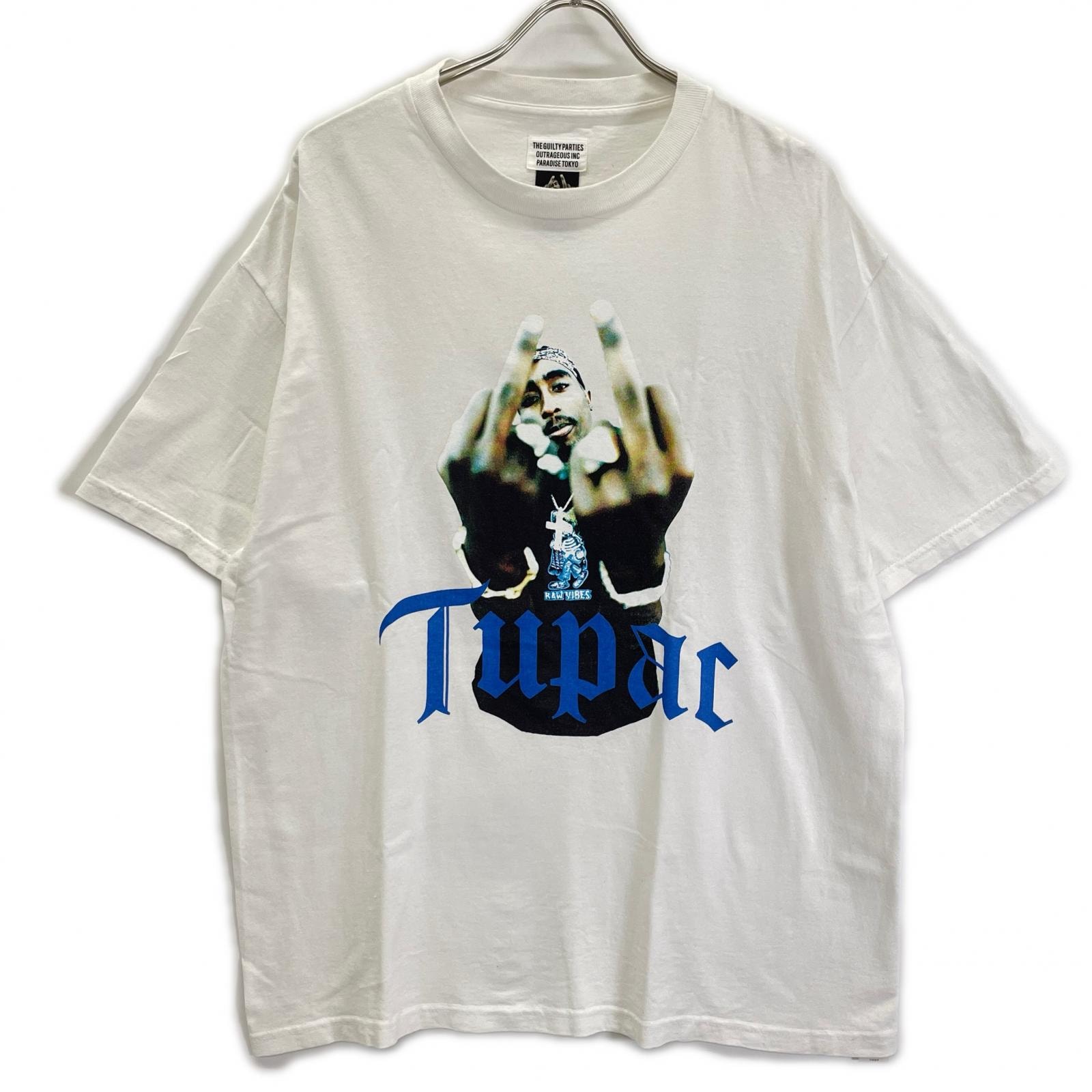 ワコマリア 23SS ホワイト 2PAC 半袖Tシャツ XL
