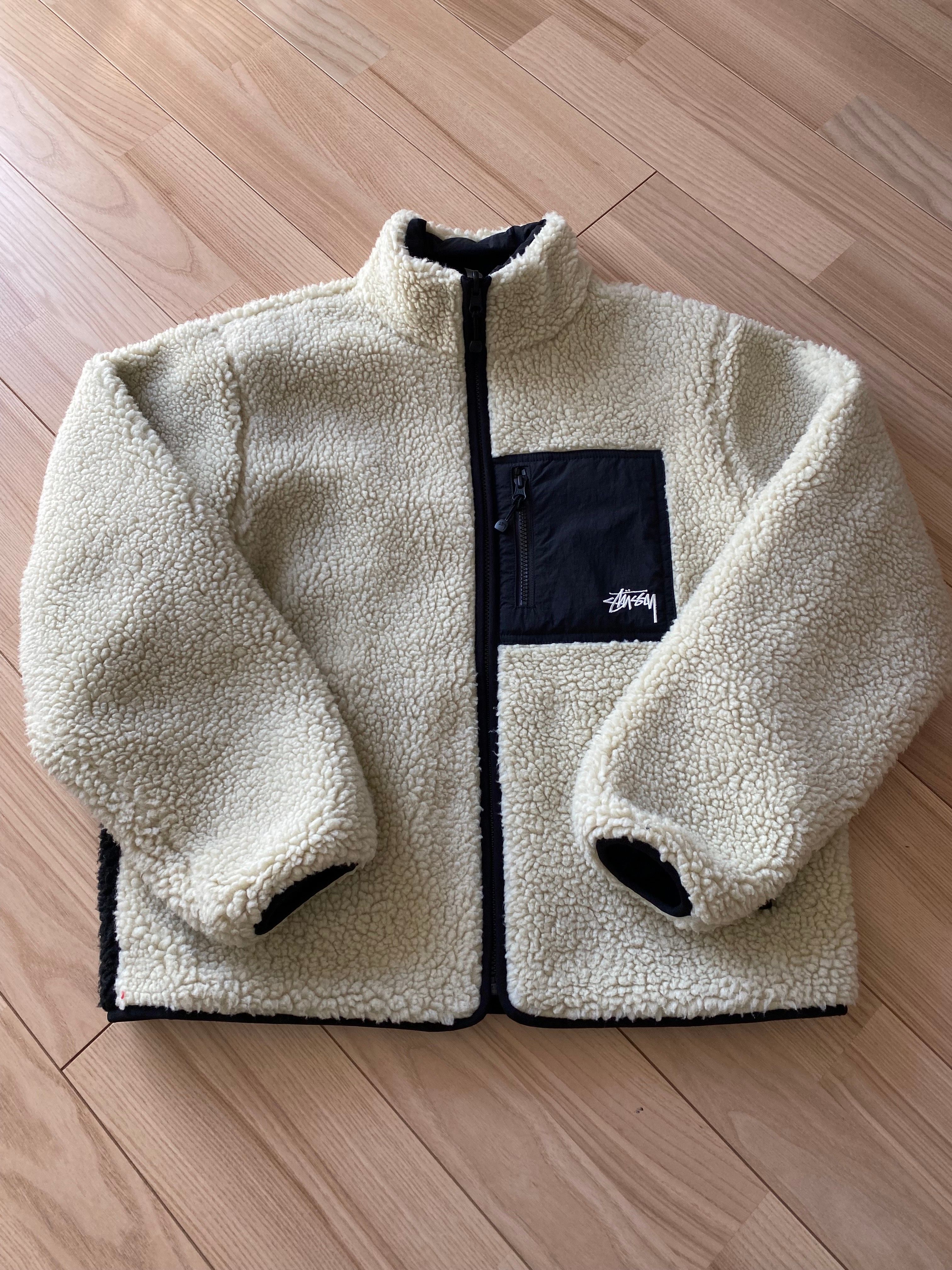 Stussy 8 BALL SHERPA JACKET "Natural" 118498