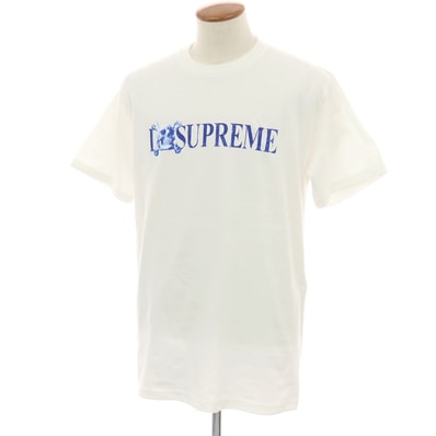 【中古】シュプリーム Supreme 2025年秋冬 Skull Tee コットン クルーネック 半袖Tシャツ ホワイト【サイズM】【メンズ】