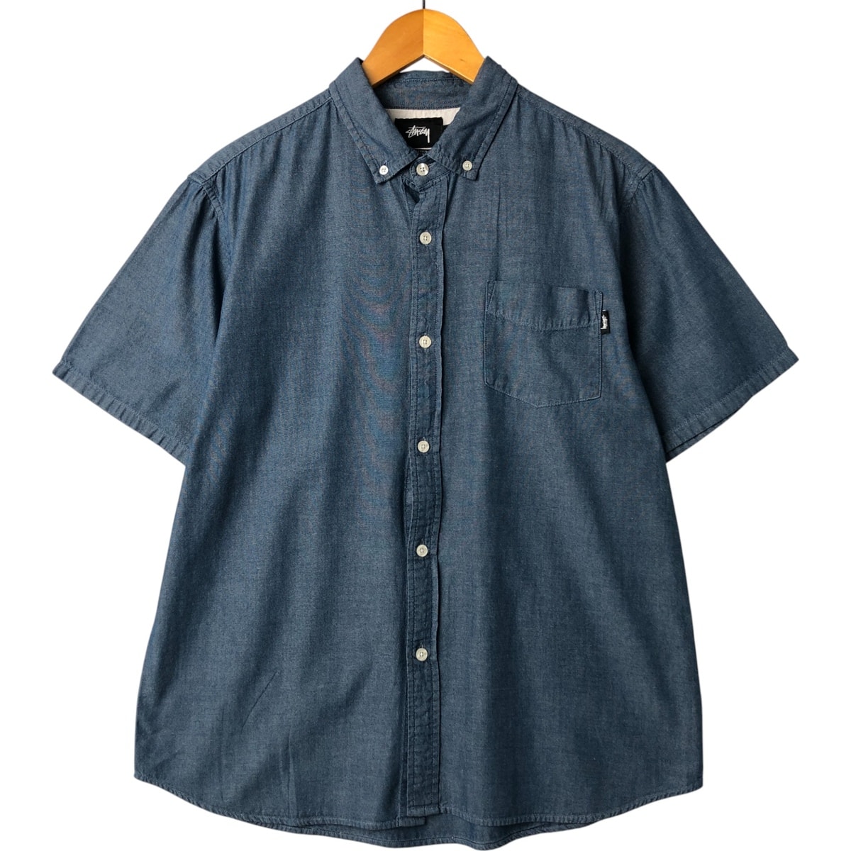 古着 ステューシー STUSSY 半袖 ボタンダウンシャツ メンズM相当/eaa564100
