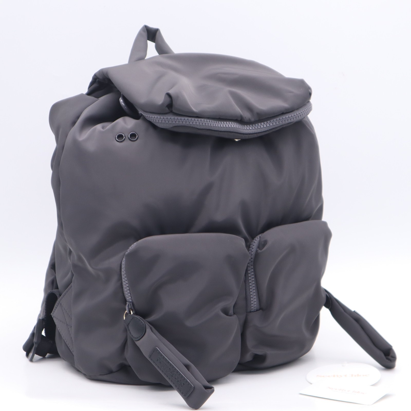 美品 Chloe クロエ SEE BY CHLOE ナイロン ジョイライダー バックパック MINIMAL GREY - リュック・デイパック グレー ナイロン メンズ