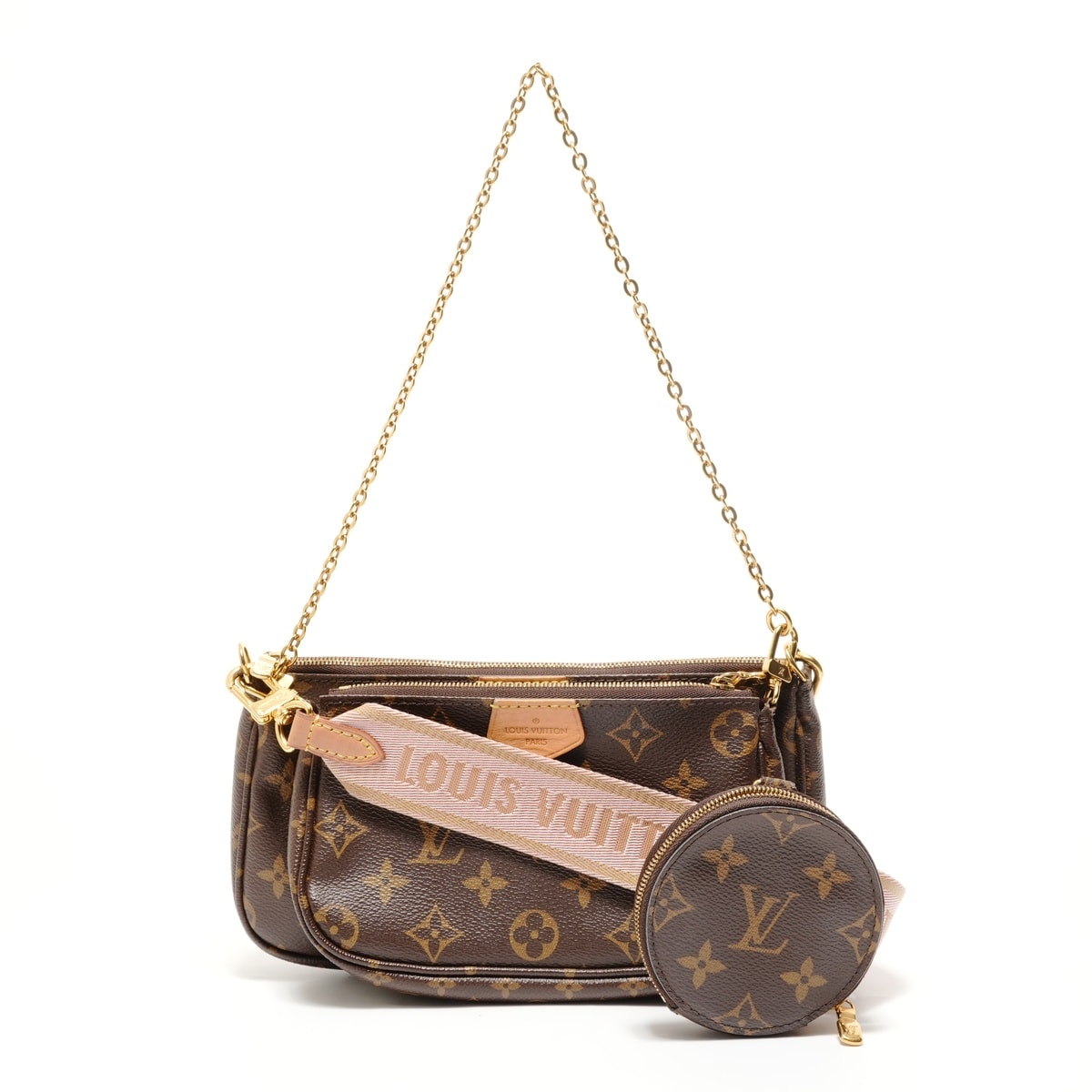 ヴィトン LV モノグラム ミュルティ ポシェット クセソワール ショルダーバッグ【中古】