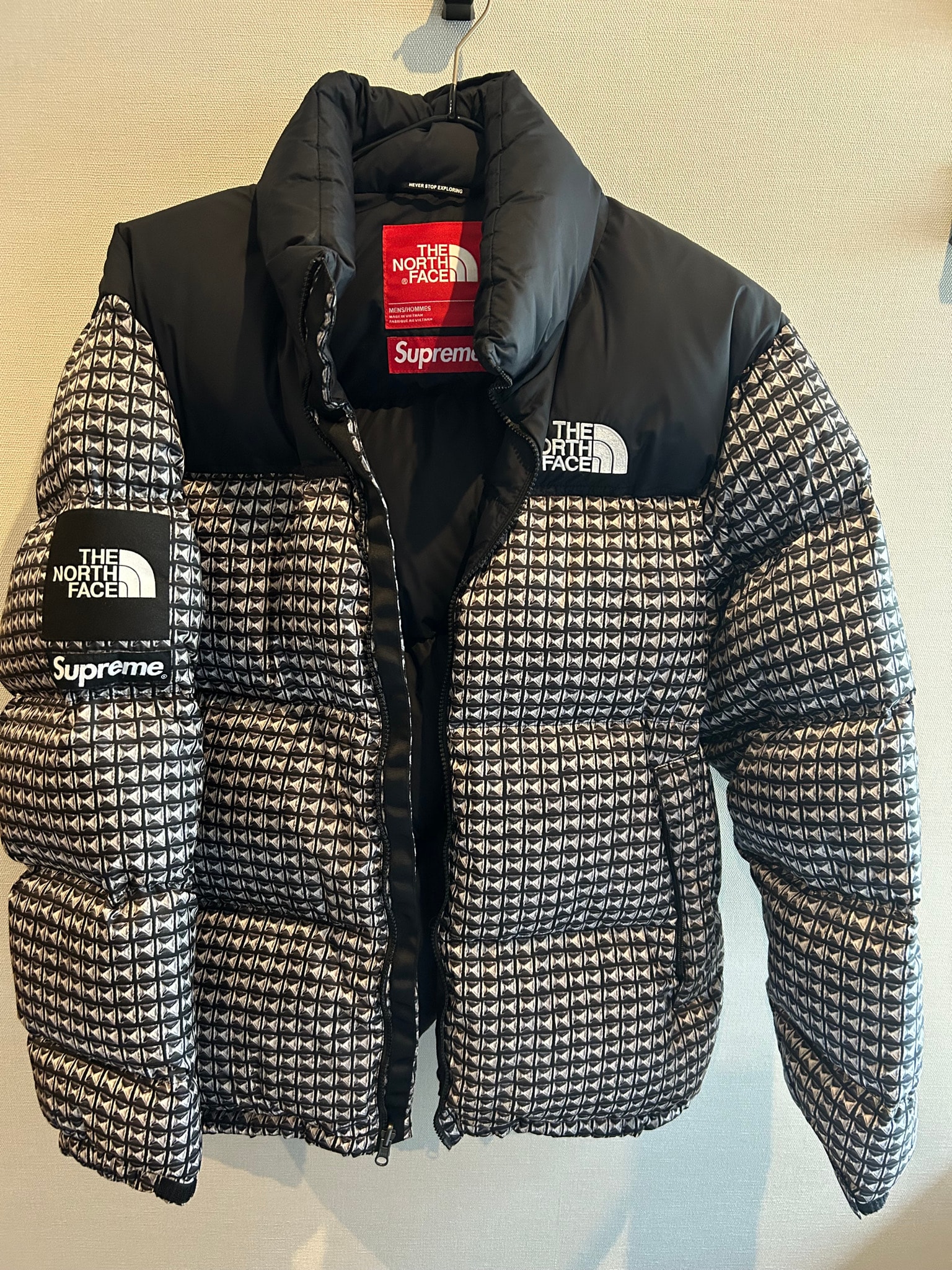 Supreme x The North Face Studded Nuptse Jacket "Black"