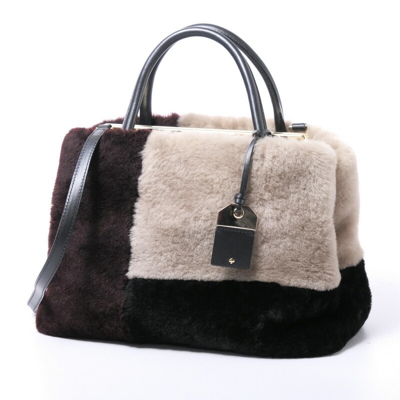 Kate Spade ケイトスペード ショルダーバッグ シェアリング ムートン ハンドバッグ《2WAY》ショルダーバッグ 鞄 PXRU7067 ブランド古着【中古】20231107/GO8024