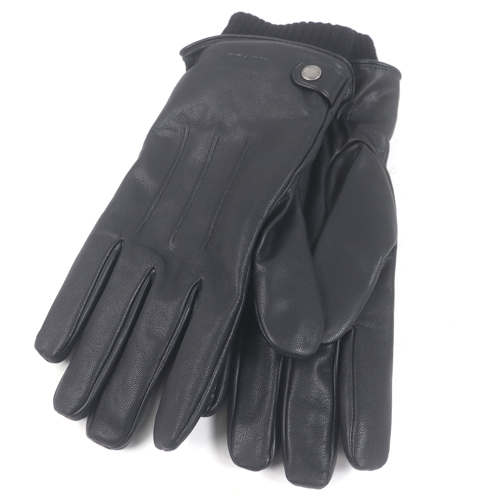 未使用品 コーチ
 手袋 ブラック メンズ L F54183