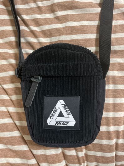 PALACE Corduroy Shot Bag "Black"