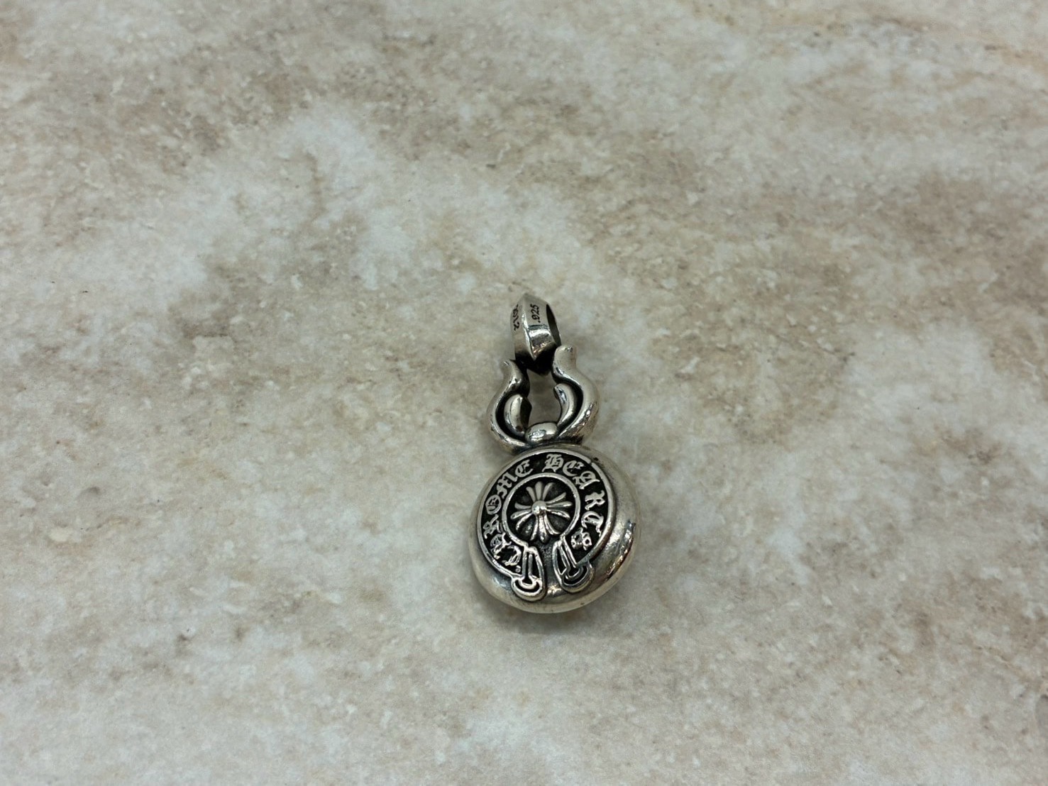 Chrome Hearts Large Cross Ball Pendant "Silver"
