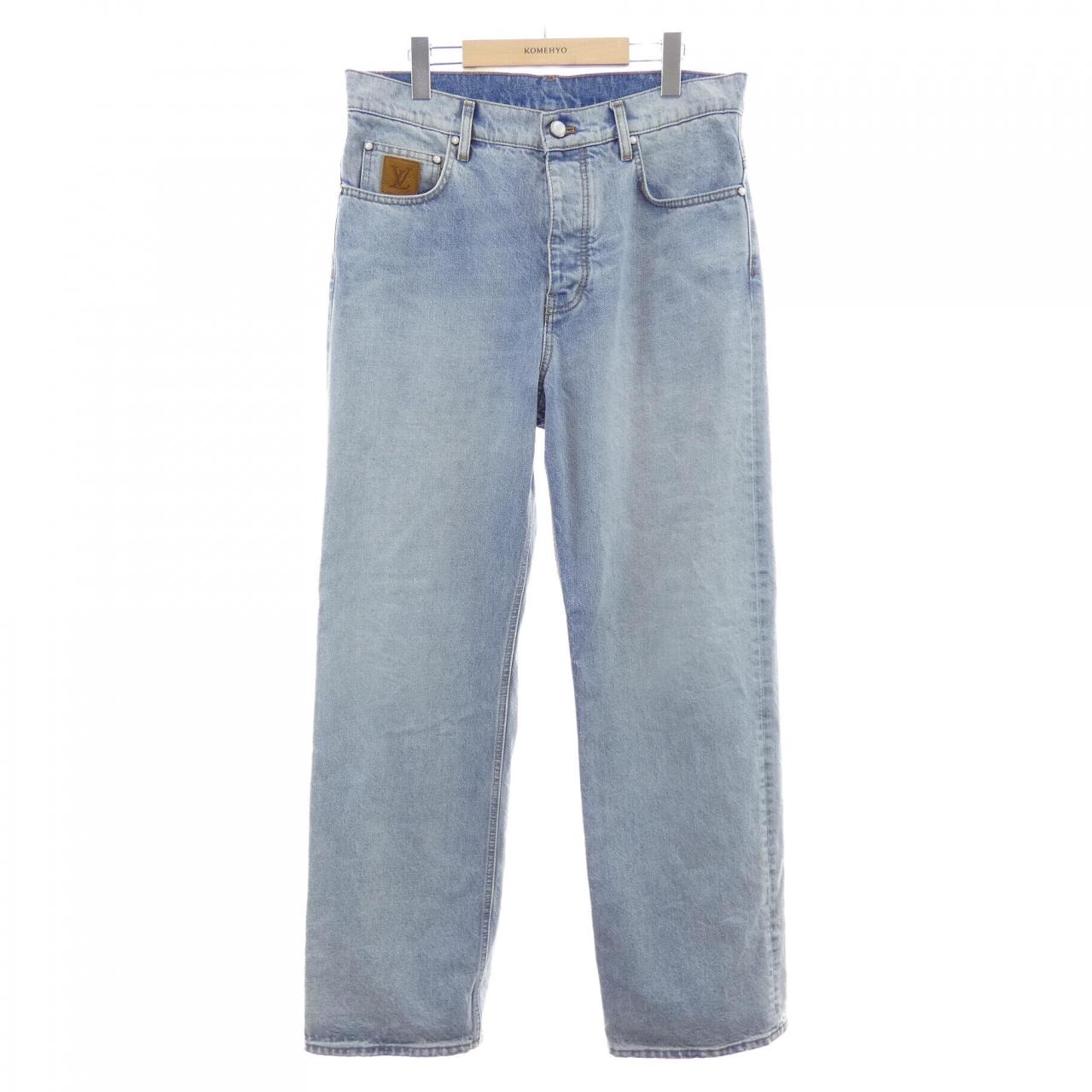 ルイヴィトン LOUIS VUITTON ワイドレッグフィットデニムパンツ HSD50WPCP ジーンズ