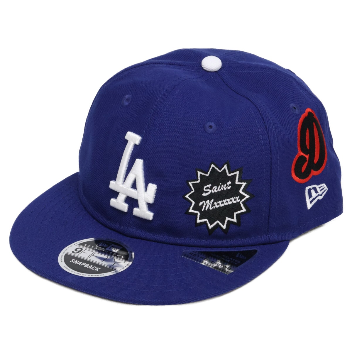 ニューエラ x SAINT Mxxxxxx セントマイケル 【新品同様】SM-HR8-GIFT-C46 9FIFTY DODGERS キャップ