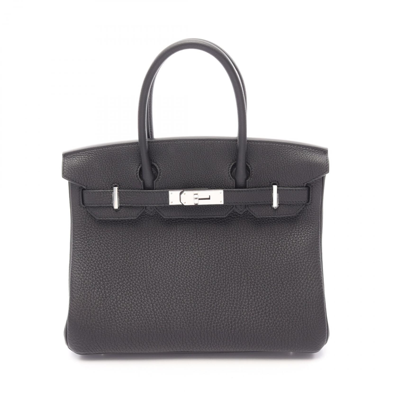 エルメス HERMES バーキン30 ハンドバッグ バッグ トゴ トゴ レディース ブラック系 【中古】