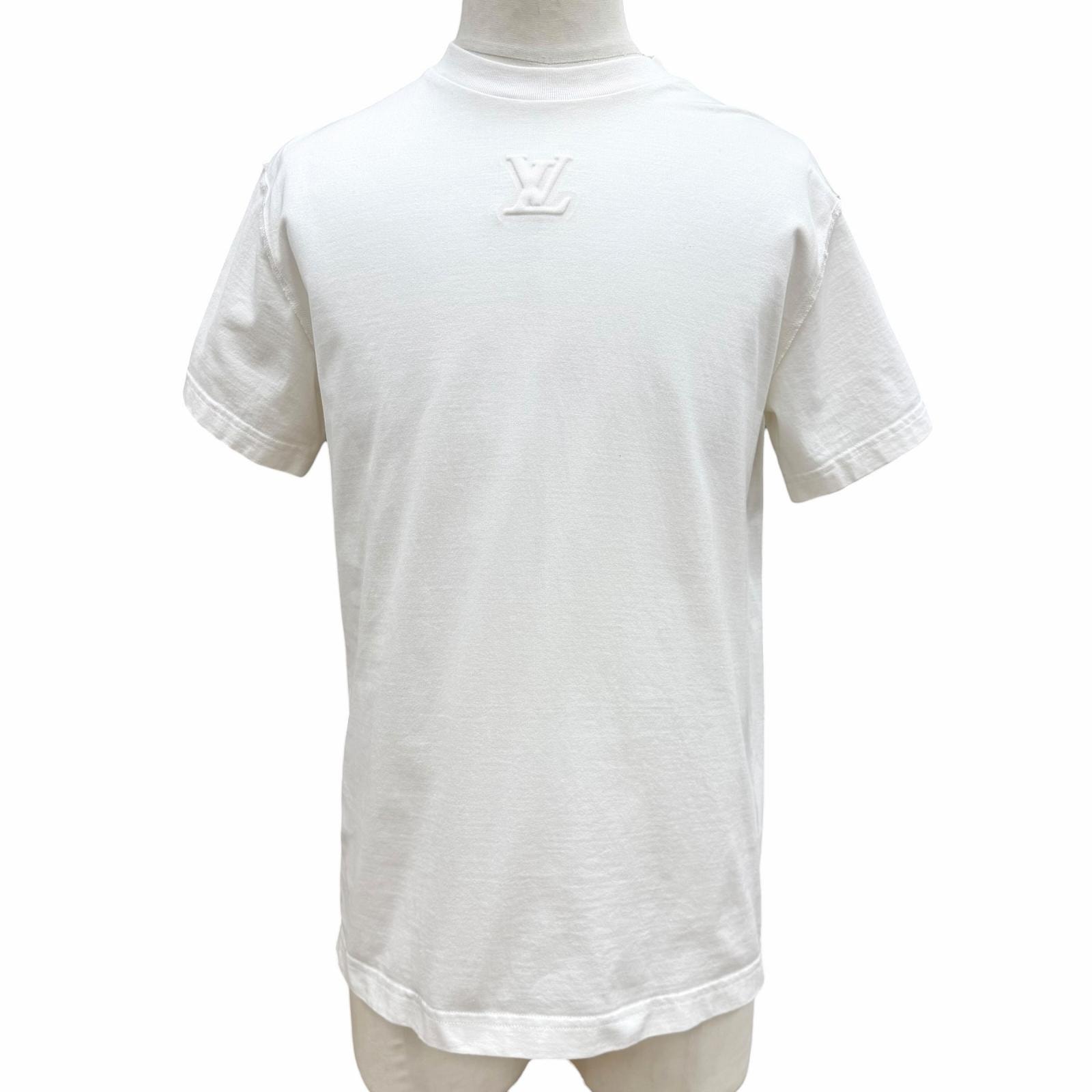 美品 ルイヴィトン 半袖Tシャツ インサイドアウト エンボスLVロゴ XS