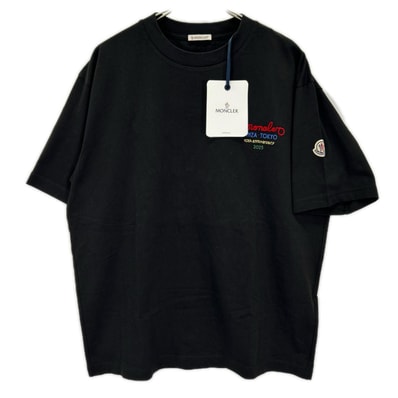 モンクレール 黒 モンクレール銀座10周年 ノベルティTシャツ XL