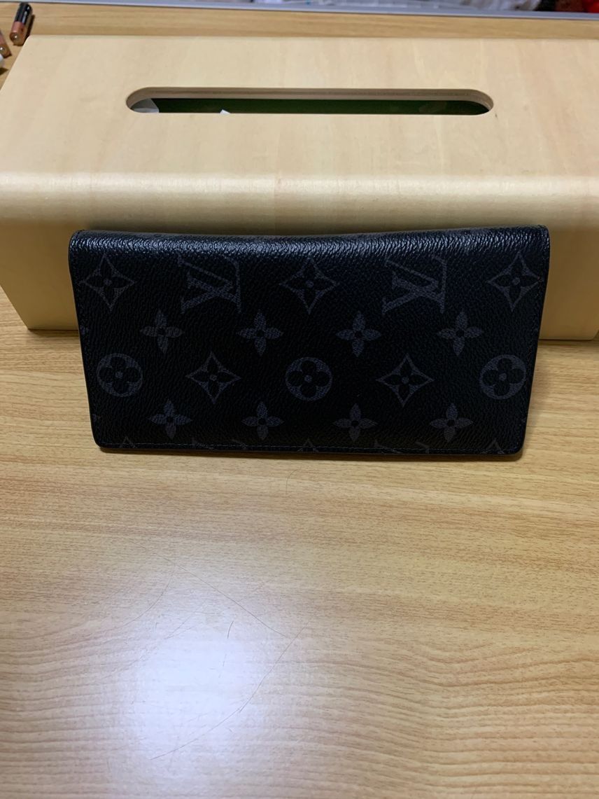 Louis Vuitton Brazza Wallet Monogram Eclipse