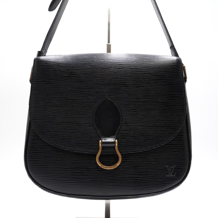 LOUIS VUITTON(ルイ・ヴィトン)サンクルー ヴィンテージ ショルダーバッグ エピ ブラック レザー ゴールド金具 レディース M52192【中古】