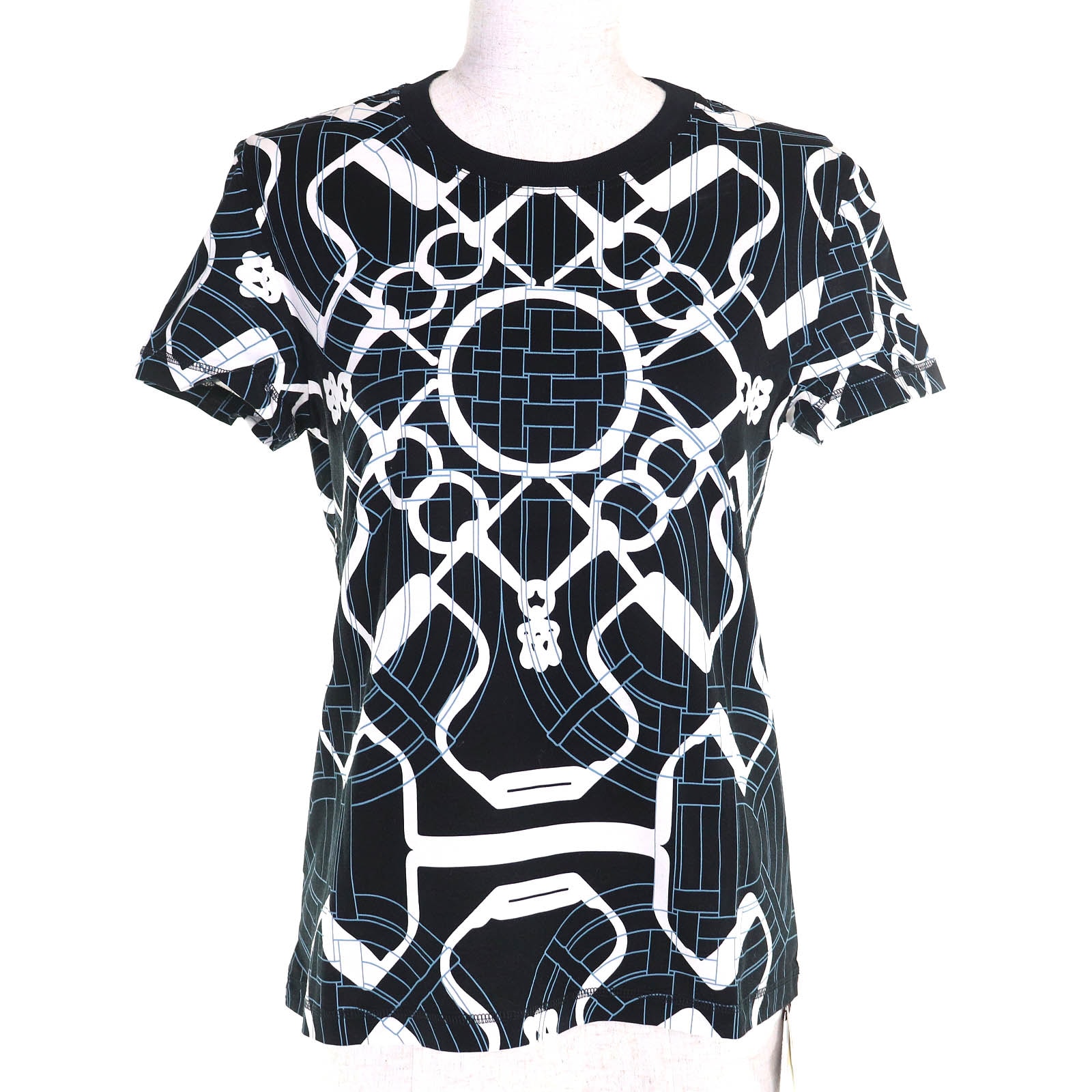 新品・未使用(ワケあり)】未使用品 エルメス 半袖Tシャツ 朝の散歩 34