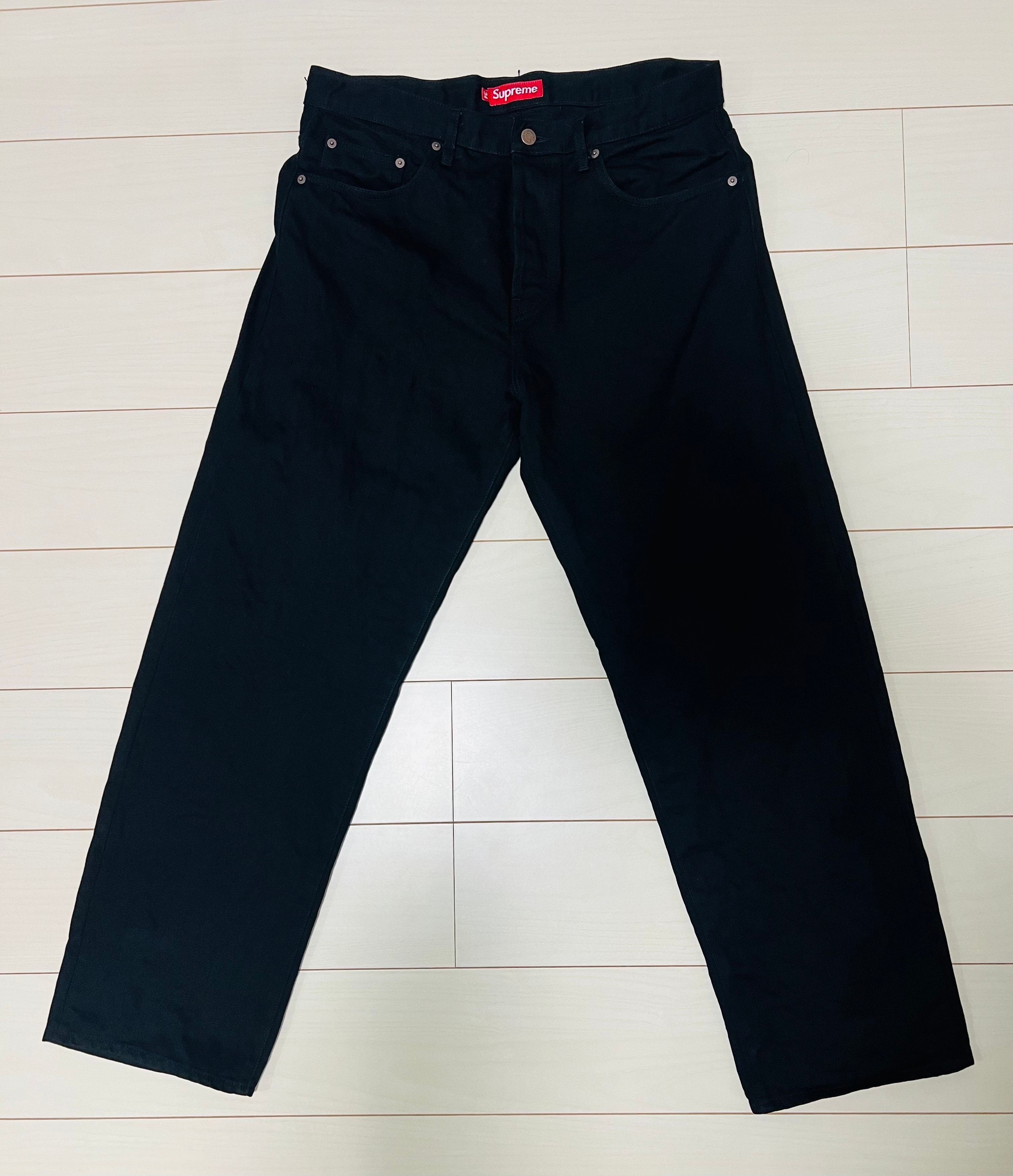 Supreme Rigid Loose Fit Selvedge Jean "Rigid Black"