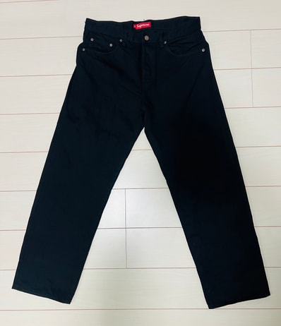 Supreme Rigid Loose Fit Selvedge Jean "Rigid Black"