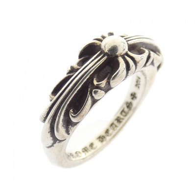 クロムハーツ CHROME HEARTS BABY CLSC FLORAL CRS ベイビークラシックフローラルクロス 207146023SLVXXX001 RING