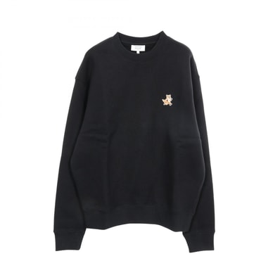 メゾンキツネ MAISON KITSUNE SPEEDY FOX PATCH COMFORT SWEATSHIRT スウェット 衣料品 トップス コットン メンズ レディース ブラック系 MM00313KM0307P199XL 【新品】