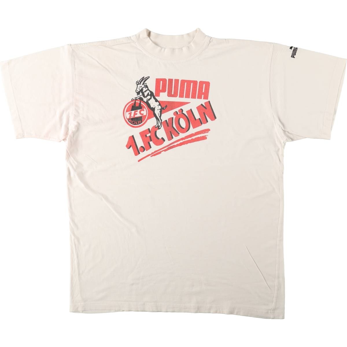 古着 90年代 プーマ PUMA 1. FC Cologne 1. FCケルン ロゴプリントTシャツ メンズXXL相当 ヴィンテージ/eaa672769
