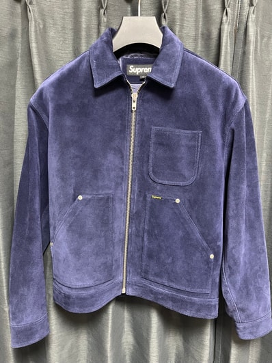Supreme Suede Work Jacket "Blue"