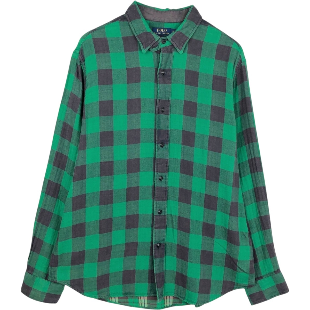 古着 ラルフローレン Ralph Lauren POLO RALPH LAUREN CLASSIC FIT バッファローチェック 長袖 フランネルチェックシャツ メンズXL相当/eaa666120